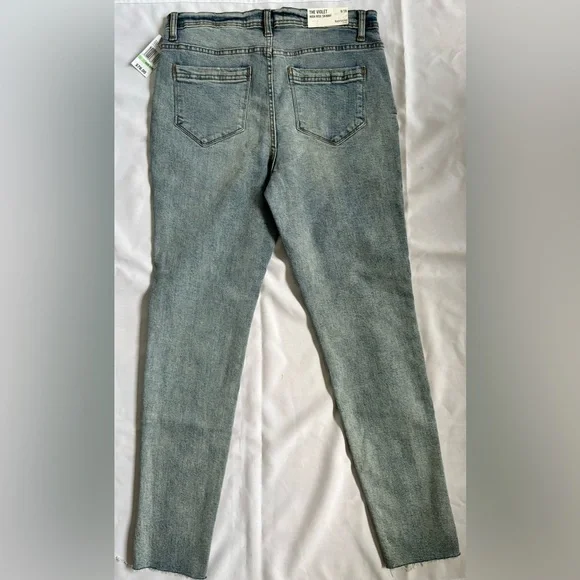 Kensie Womens “The Violet” High Rise Skinny Jean in Vintage Light Wash Sz 8 - Picture 5 of 9